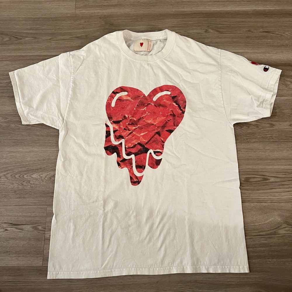 Emotional Unavailable Heart Tee Size L White